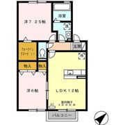 プロシード上浜 Bの間取り画像