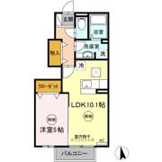 ベル ジュネス Kの間取り画像