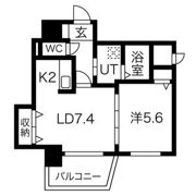 ヒルズ新栄の間取り画像