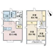 クーボ大根山の間取り画像