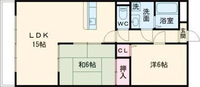 千徳マンション・ヴィラ浄行寺の間取り画像