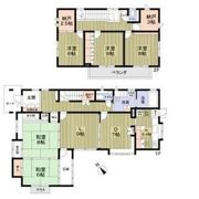 神戸市北区北五葉1-11-14貸家の間取り画像