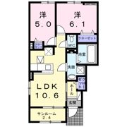 メゾンリッチ児嶋の間取り画像