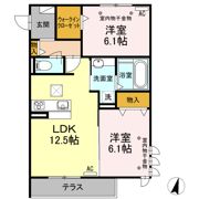 Recente和田 B棟の間取り画像