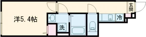 MELDIA小作の間取り画像