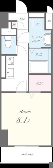 AP L-tage西新（エーピーエルテージニシジン）の間取り画像