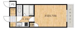 ティアラサイワの間取り画像