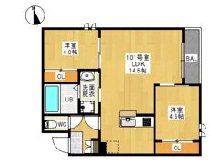 GRANDTIC GLORYⅡ(グランティックグローリーツー)の間取り画像