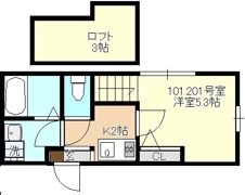 オアゾ相模原矢部の間取り画像