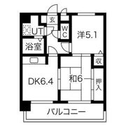 サンデンハイツ金山の間取り画像