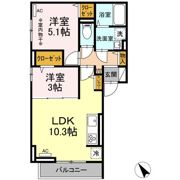 シャトレー町田の間取り画像