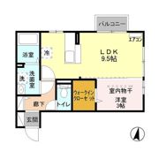 コスモ Bの間取り画像