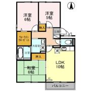 ロビュスト三栄Ⅱの間取り画像