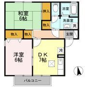 ヴェーデル Ⅱの間取り画像