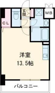 レジデンスh忍町の間取り画像