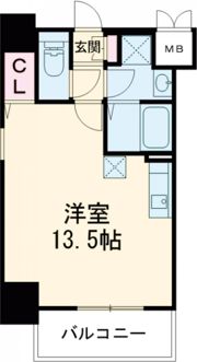 レジデンスh忍町の間取り画像