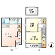 ボヌール開発の間取り画像