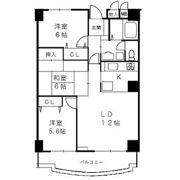 ライフ第5マンション大平台の間取り画像