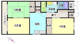 アイレスト牛田早稲田の間取り画像
