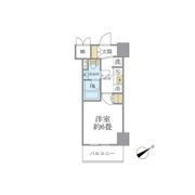 レスピール川崎の間取り画像