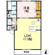 セジュール宮川Ⅱの間取り画像