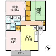 フローラ ミネ A棟の間取り画像