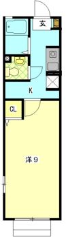 キャッスルウエストⅡの間取り画像