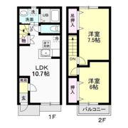 アンソレイユ Bの間取り画像