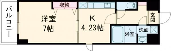 エンゼルプラザeastIIの間取り画像