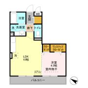 カルチェ Bの間取り画像