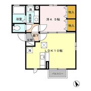 セジュール モアの間取り画像