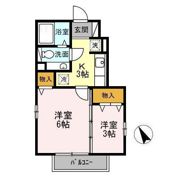 エスペランサ Bの間取り画像