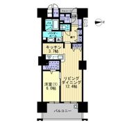 アルファステイツ南新町タワーレジデンスの間取り画像
