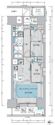プレサンス ロジェ 栄三丁目の間取り画像