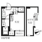 ハーモニーテラス八田Ⅱの間取り画像