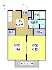 ルミエール宮の西の間取り画像