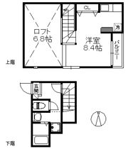 コスモ九大南の間取り画像