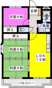 エントピア浦ノ原の間取り画像