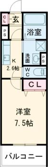 クリエオーレ俊徳町の間取り画像