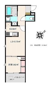 SMILEAX九産大前の間取り画像