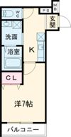 フジパレス平野郷Ⅴ番館の間取り画像