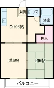 サンガーデン中間の間取り画像