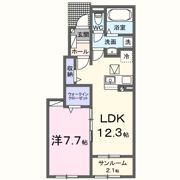 ラメール シエルⅡの間取り画像