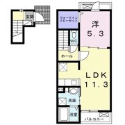 クラール元山駅前Aの間取り画像