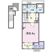 クラール元山駅前Bの間取り画像