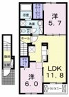 ヴィラ・アルバーダ Cの間取り画像