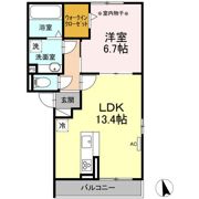 ウイング新宮の間取り画像
