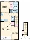 カプラン花田Ⅱの間取り画像