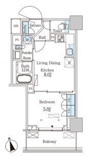 パークアクシス大塚ステーションゲートタワーの間取り画像