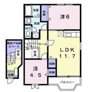 フラット・ハイムAの間取り画像